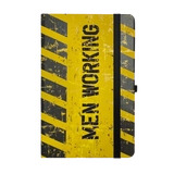 Блокнот на гумці А5 MACHO 96 аркушів клітинка BUROMAX офсет жовтий BM.255107-08
