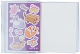 Блокнот силіконова обкладинка  80 арк   Purple cats