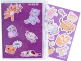 Блокнот силіконова обкладинка  80 арк   Purple cats