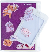 Блокнот силіконова обкладинка  80 арк   Purple cats