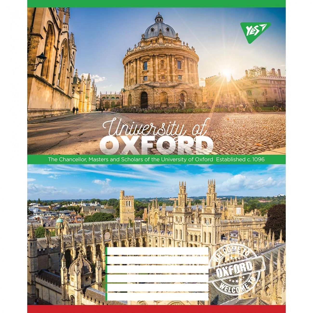 Зошит 36 аркушів лінія YES University 766706