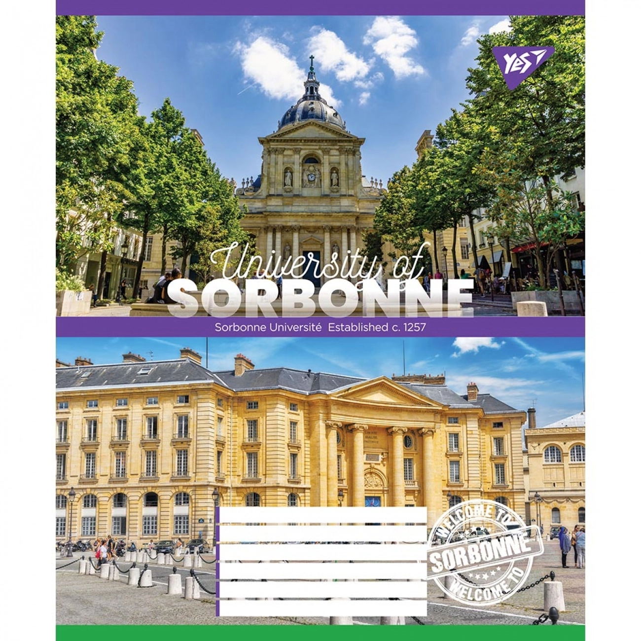 Зошит 36 аркушів лінія YES University 766706
