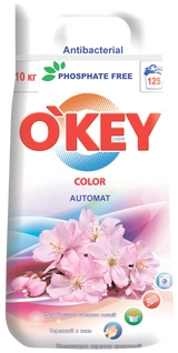 Порошок пральний автомат O`Key Квітковий букет color 10кг 381733