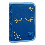 Пенал твердий YES одинарний без клапану HP-02 Sweet Dreams синій