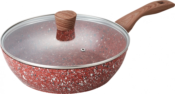Сковорідка Granite з кришкою 24см