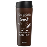 Термочашка Ardesto Coffee time Raccoon 450 мл коричн нержавеющая сталь AR2645DML
