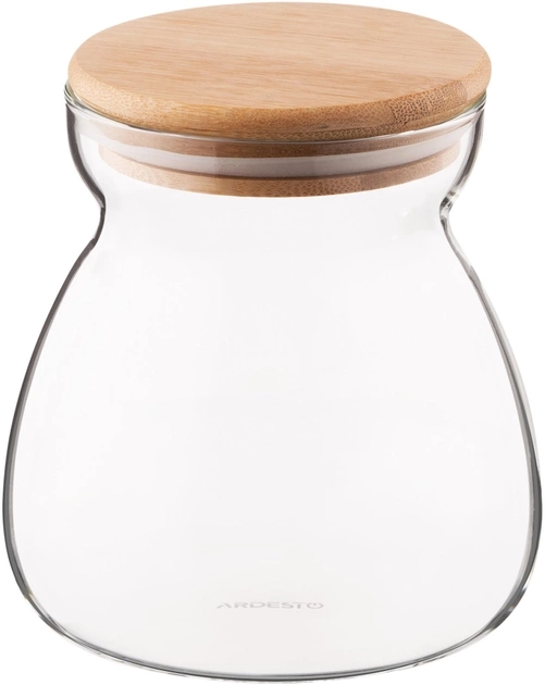 Банка для зберігання Ardesto Fresh Hourglass 700 мл скло AR1370BH