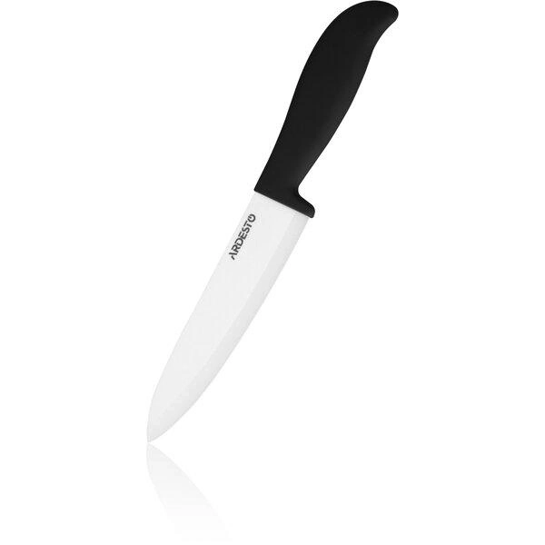 Ніж керамічний кухарський Ardesto Fresh 27,5 см чорний  AR2127CB