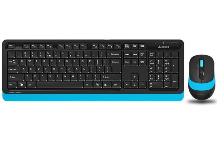 Комплект бездротовий клавіатура та миша A4Tech FG1010 (Blue)