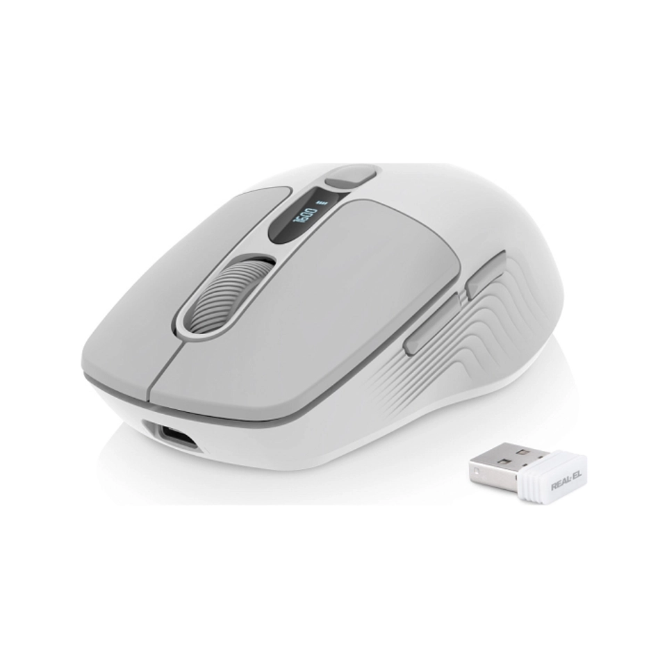 Миша бездротова REAL-EL RM-480W White — 