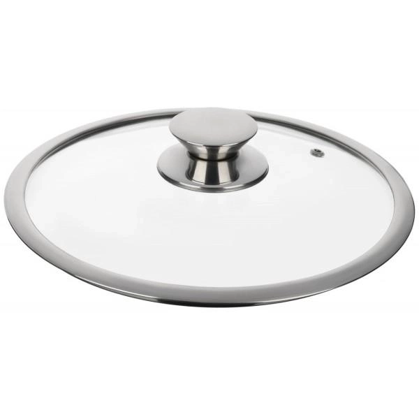 Кришка Ardesto Gemini 22 см скло і нержавіюча сталь AR1922L