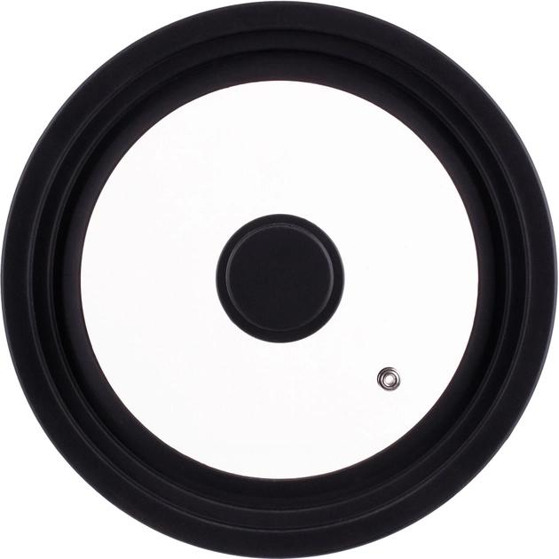 Кришка універсальна Ardesto Black Mars Smart 24/26/28 см скло AR2428UL Кришка універсальна Ardesto Black Mars Smart 24/26/28 см скло AR2428UL