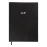 Щоденник датований BUROMAX 2024 STRONG A5 чорний BM.2129-01
