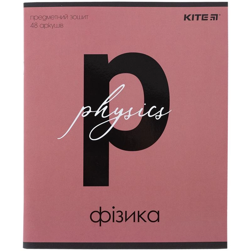 Зошит предметн 48 арк клітинка софт т УФ лак Letters фізика K24-240-7