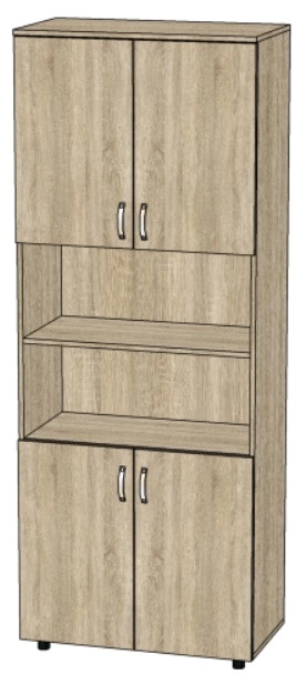 2ШК-104 шафа стелаж яблуня