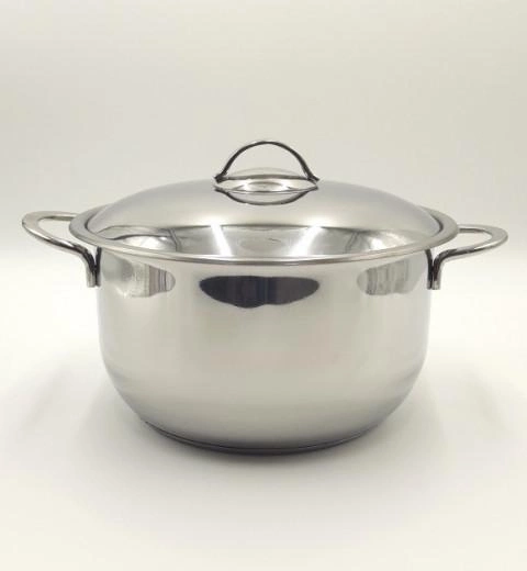 Кастрюля OMS KINOX D34 16,5 л з кришкою сталь OMS KINOX-34-16,5л