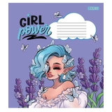 Зошит 12 аркушів клітинка 1В 1В Girl power 766513
