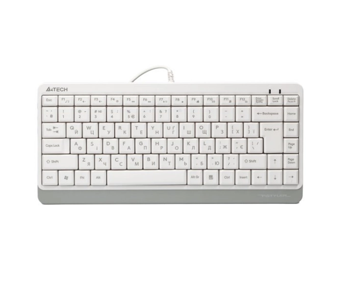 Клавіатура A4-Tech Fstyler FK11, білий колір, USB
