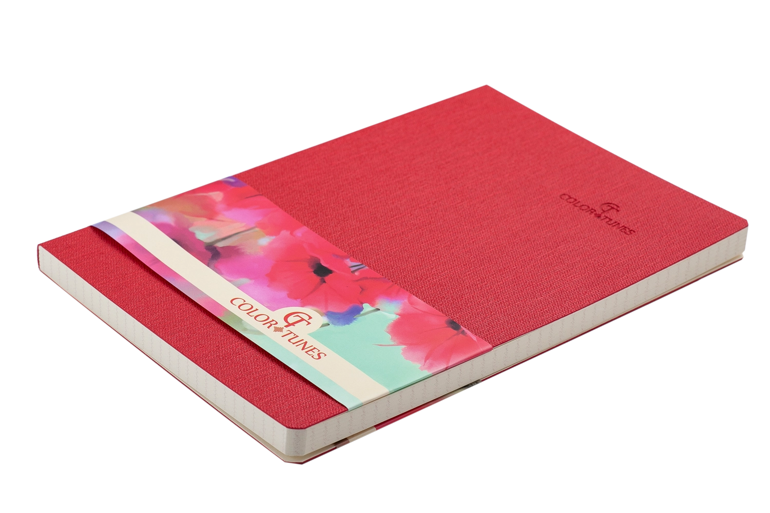 Блокнот діловий  А5 COLOR TUNES 96л кл BM.295100-05 червоний