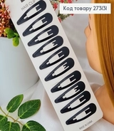Заколки Soff Тік-Так 6см Матовий Чорний 273131