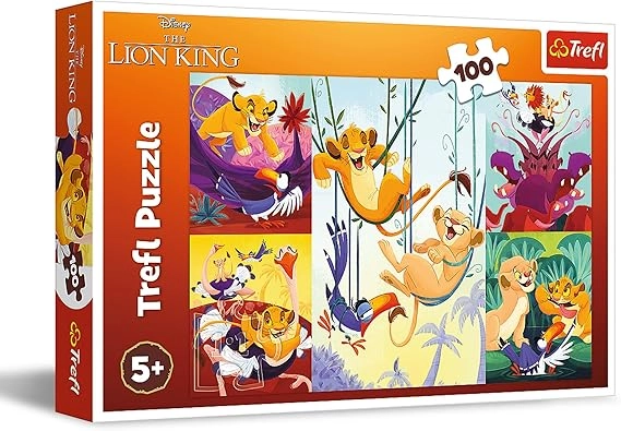 Пазли Trefl 100 Lion King Мужній Король Лев