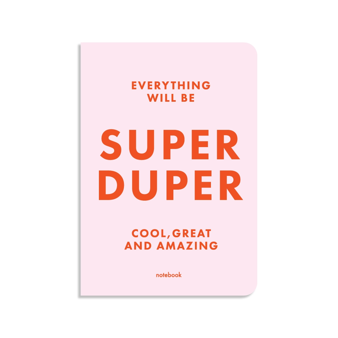 Блокнот SUPER DUPER рожевий orner-1293 Блокнот SUPER DUPER рожевий orner-1293