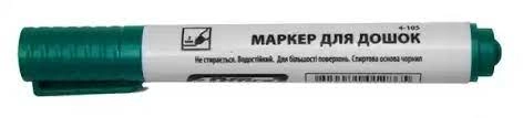 МАРКЕР для дошок 4Office 4-105 1-3мм круглий зелений