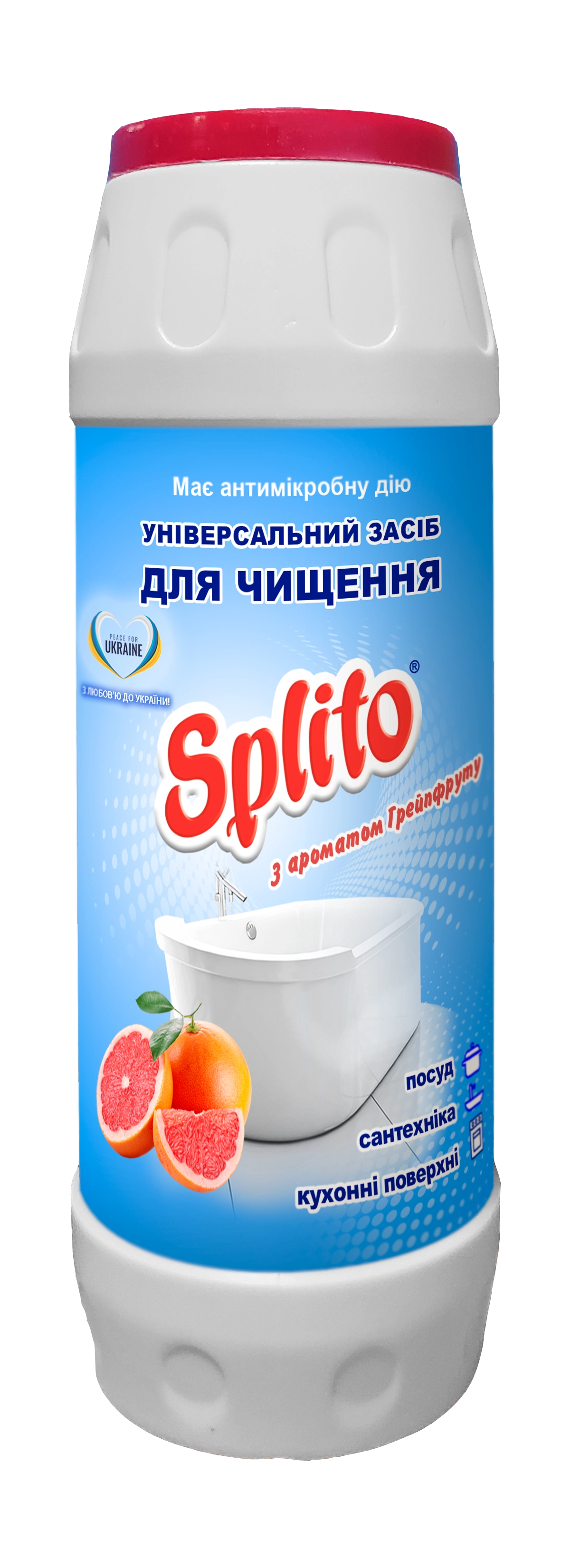 Засіб для чищення універсальний Splito з ароматом грейпфруту 500г 383690