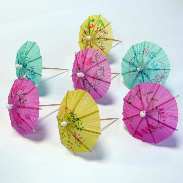 Набір шпильки парасольки асорті, 25 шт