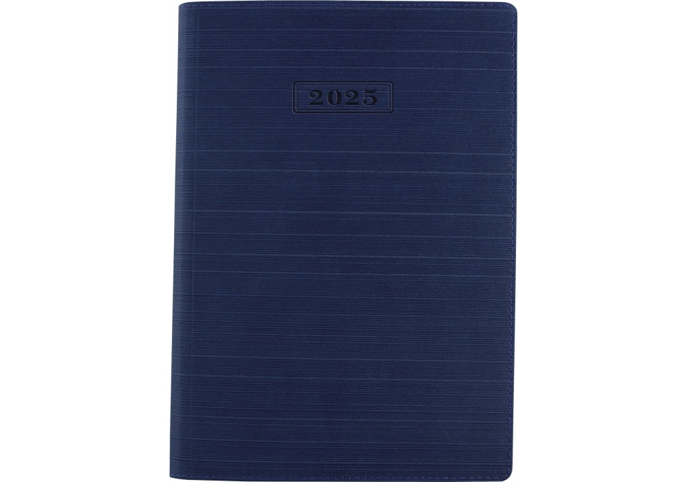 Щоденник датований А5 2025 Optima Stripe синій O25285-02