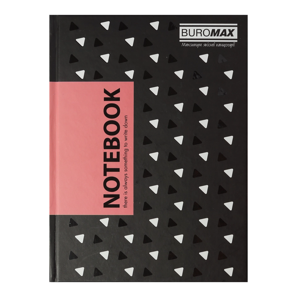 Записна книжка BUROMAX А5 INSOLITO 96 аркушів клітинка тверда обкладинка рожева BM.24511102-10 — фото 2