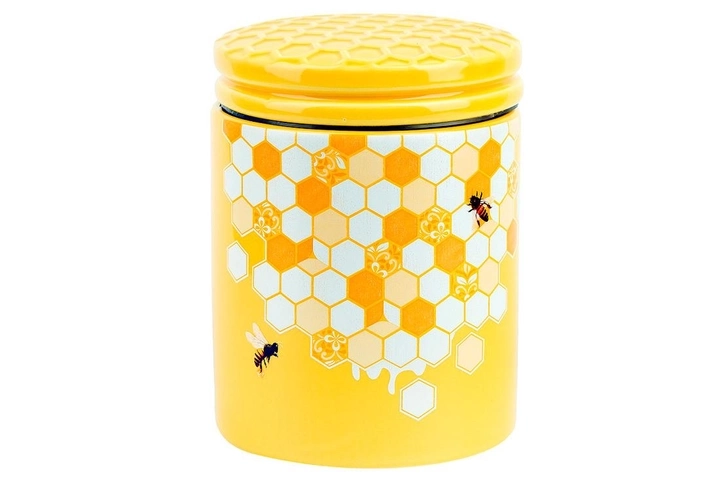 Банка керамічна 650 мл з кришкою Honey DM793-HN