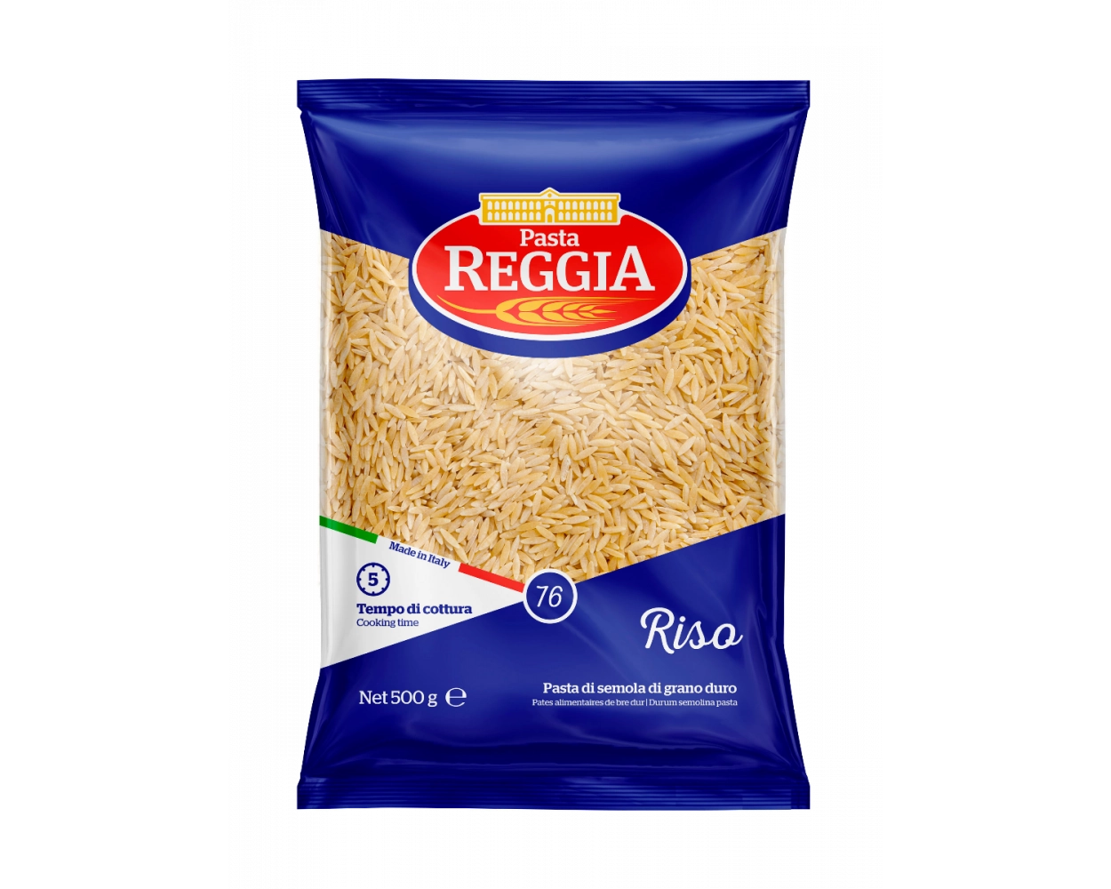 Макарони Pasta Reggia Riso №76. 500гр