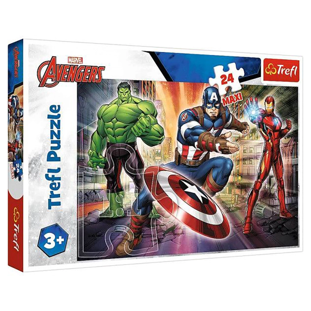 Пазли Trefl 24 Maxi The Avengers У світі Месників