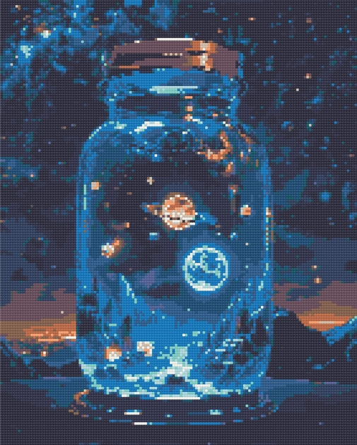 Алмазна мозаїка Космічний простір 40х50 см — фото 2