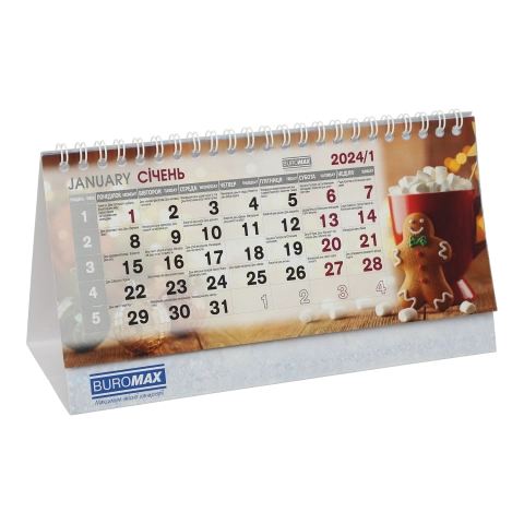 Календар настільний BUROMAX 2024 р ROMANTIC BM.2102