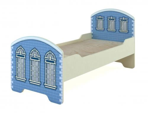 Ліжко дитяче Старе місто 1432х634х725 мм 17601_Кр +ФЦ Бл Ліжко дитяче Старе місто 1432х634х725 мм 17601_Кр +ФЦ Бл
