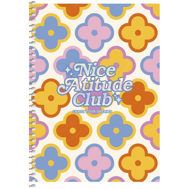 Блокнот спіраль A5 Student 80 аркушів клітинку кремовий — фото 2