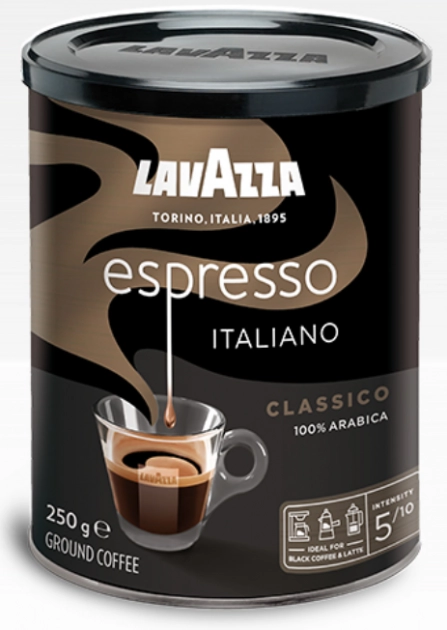 Кава мелена Lavazza Espresso залізна банка 250г