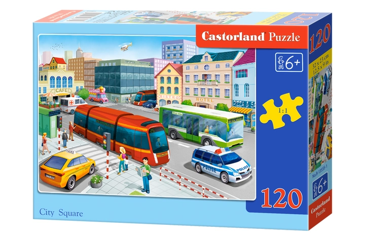 Пазли Castorland 120 деталей Міська площа B-13555