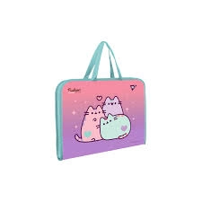 Папка-портфель Yes FC на блискавці з тканинними ручками Pusheen 491986