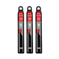 Леза для ножа M&G Cutter 30°BK Blade 9мм 6шт 913T8 ASS913T8