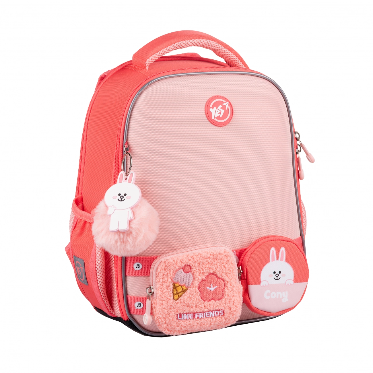 Рюкзак ортопедичний каркасний YES H-100 Line Friends Pretty Cony 559849