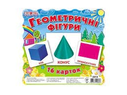 Картки міні Геометричні фігури 13106001У