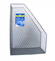 Лоток для паперів вертикальний сітка 6260 Buromax срібний