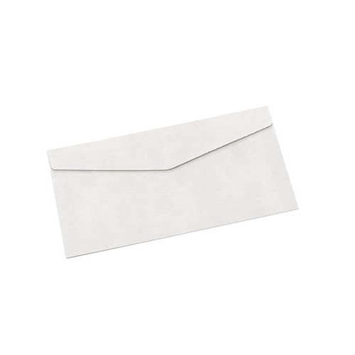 Конверт Е65 оксамитовий білий 220х110 мм