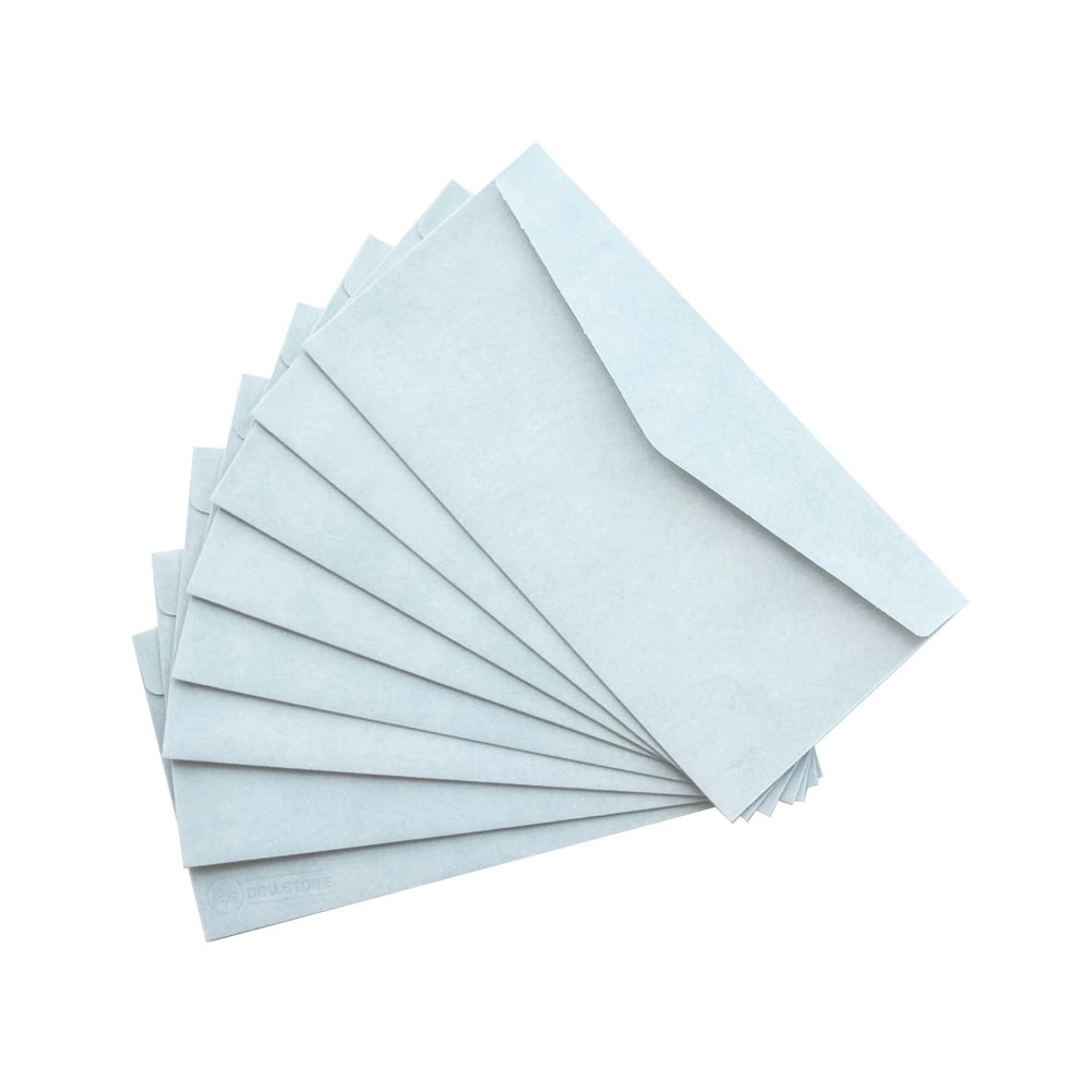 Конверт Е65 оксамитовий блакитний 220х110 мм