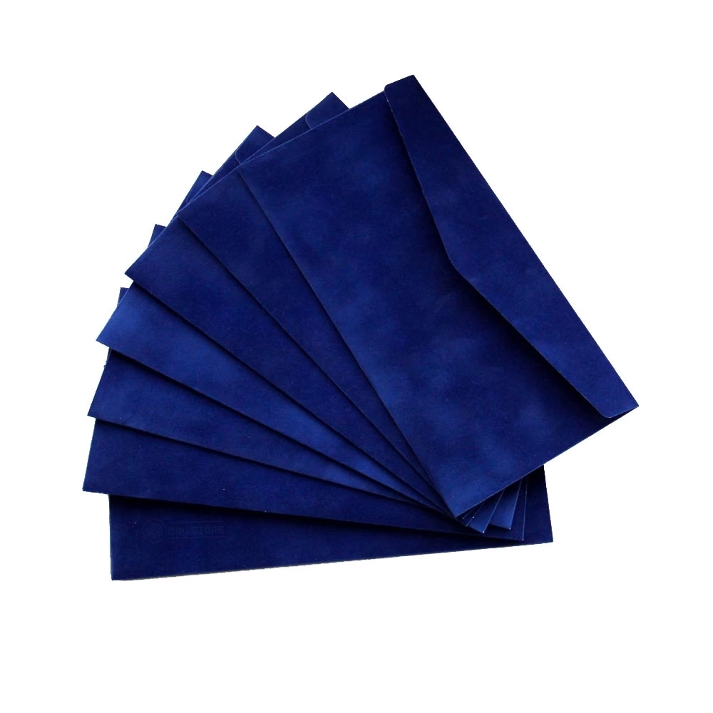 Конверт E65 оксамитовий індиго 220×110 мм — Бланки, журнали, календарі