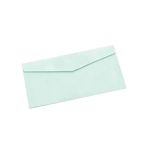 Конверт Е65 оксамитовий мята 220х110 мм