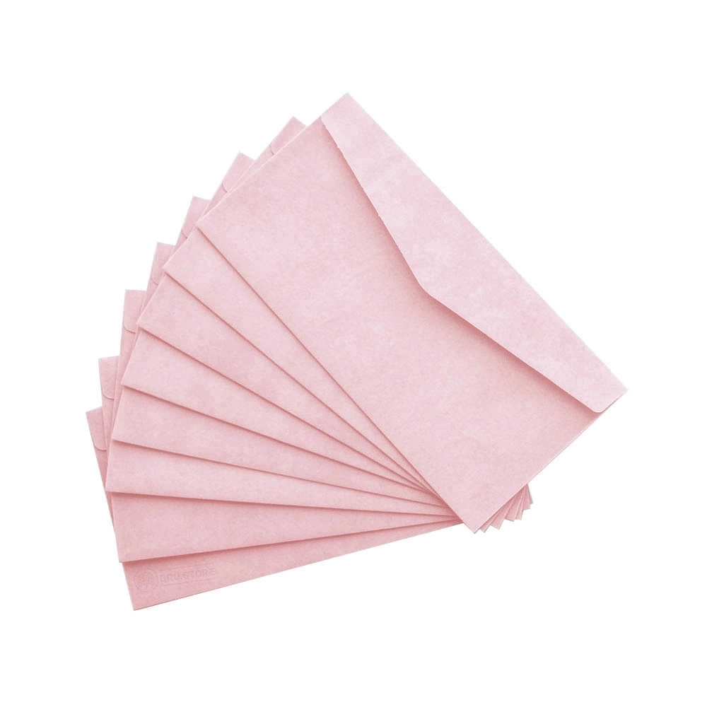 Конверт Е65 оксамитовий рожевий 220х110 мм